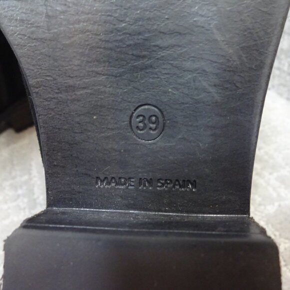 Marroqui Sanchez Womens 39 US 8 Black Suede Zip Boho Western Ankle Boots 19040 - Picture 8 of 10